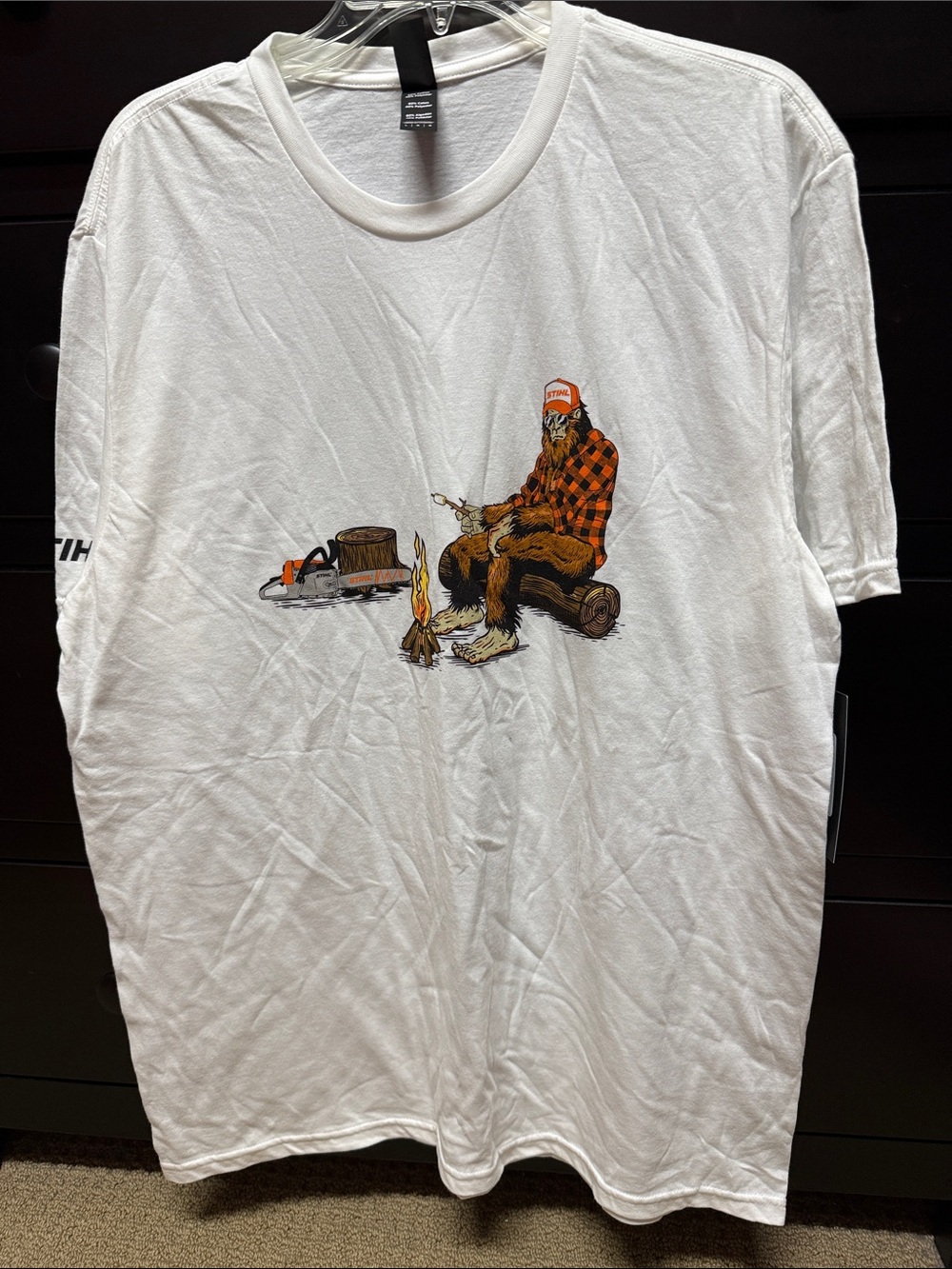 STIHL Sasquatch Campfire T Shirt